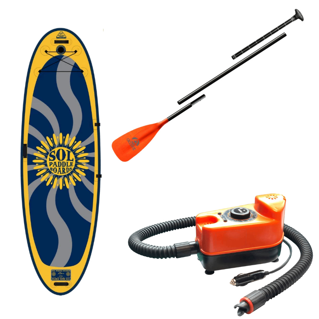 Inflatable Paddle Board - SOL Paddle Boards SOLshiva Inflatable Paddle Board - GalaXy 160001-060050