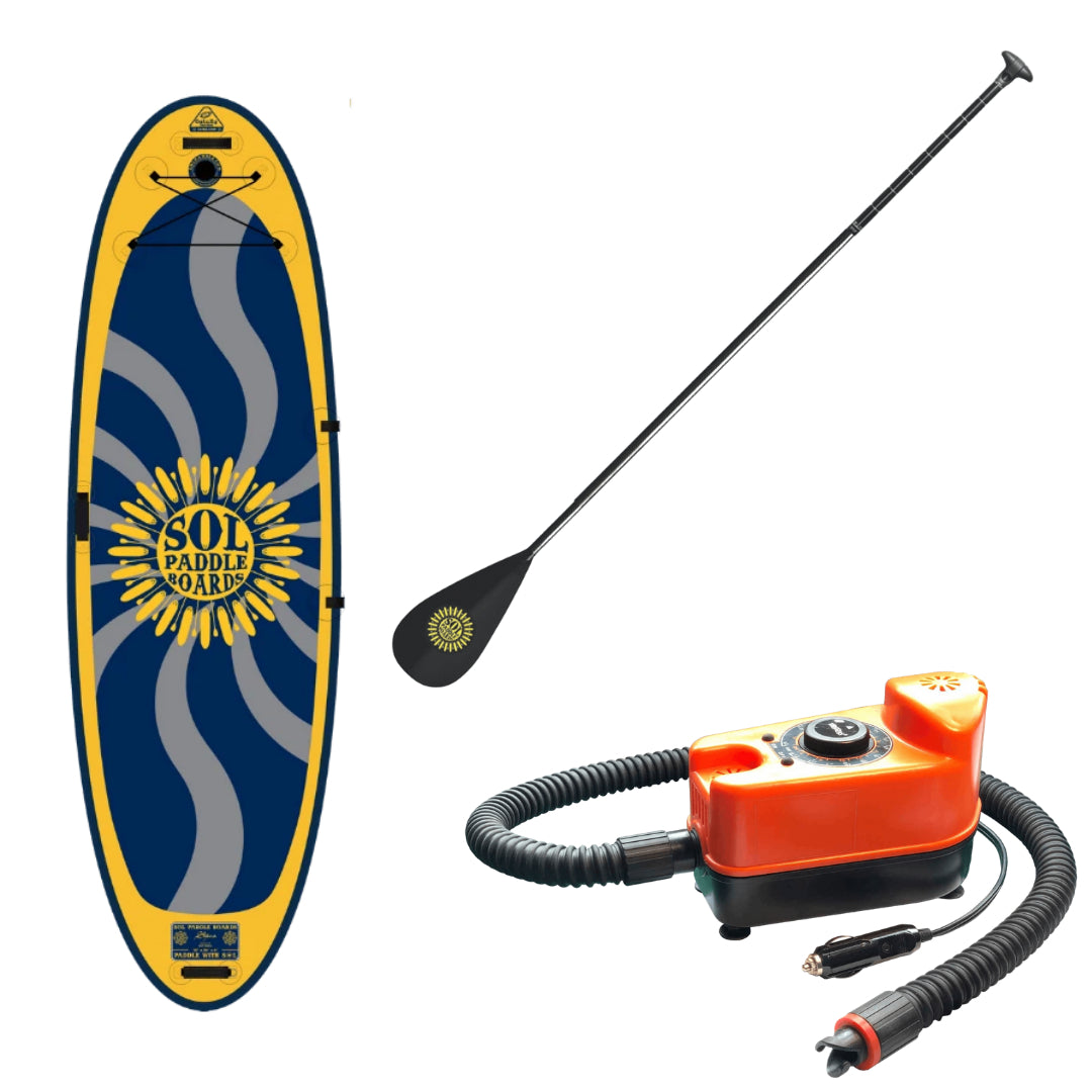 Inflatable Paddle Board - SOL Paddle Boards SOLshiva Inflatable Paddle Board - GalaXy 160001-060050