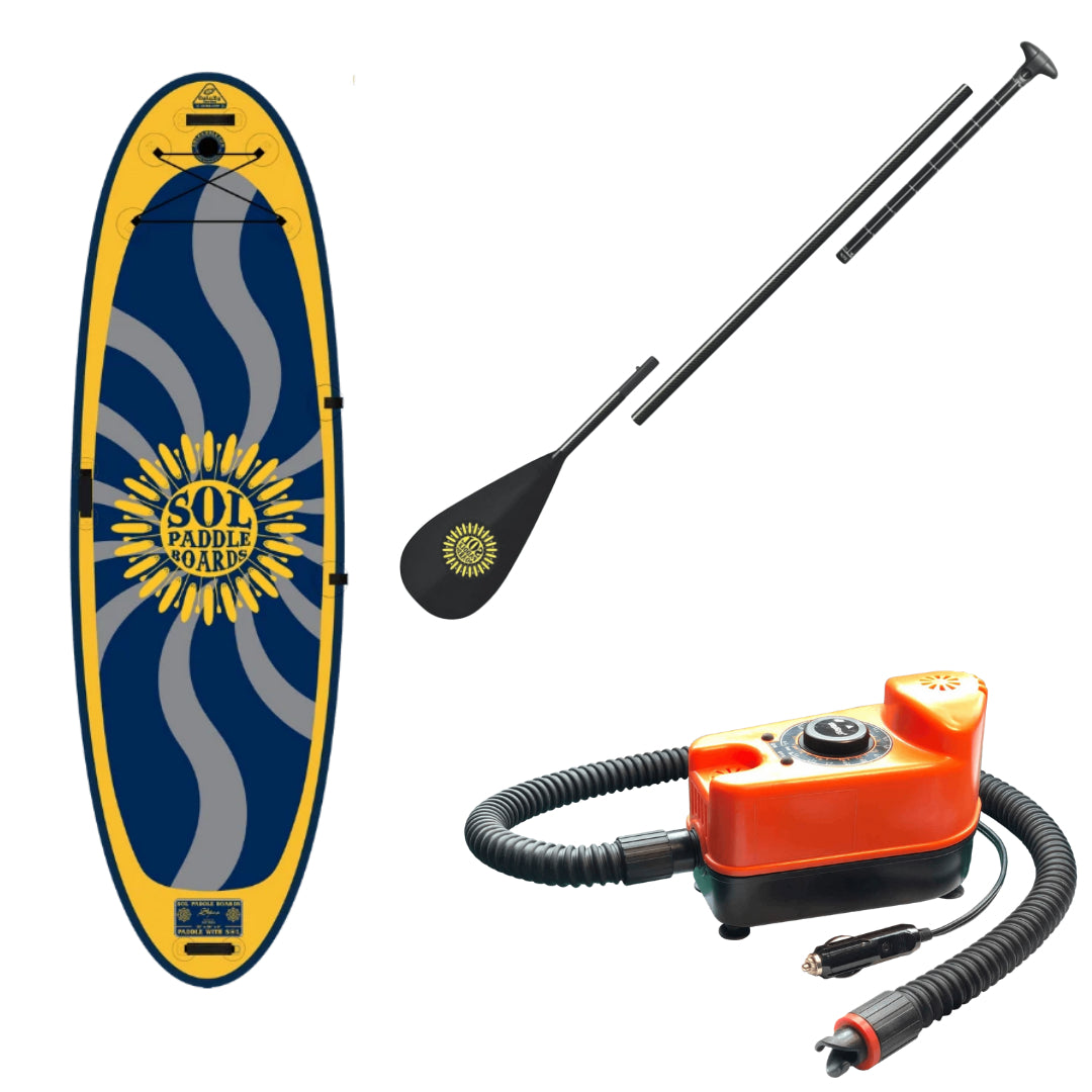 Inflatable Paddle Board - SOL Paddle Boards SOLshiva Inflatable Paddle Board - GalaXy 160001-060050
