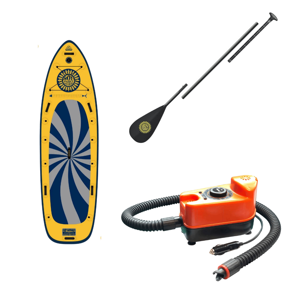 Inflatable Paddle Board - SOL Paddle Boards SOLsombrero Inflatable Paddle Board - GalaXy 150001-050020