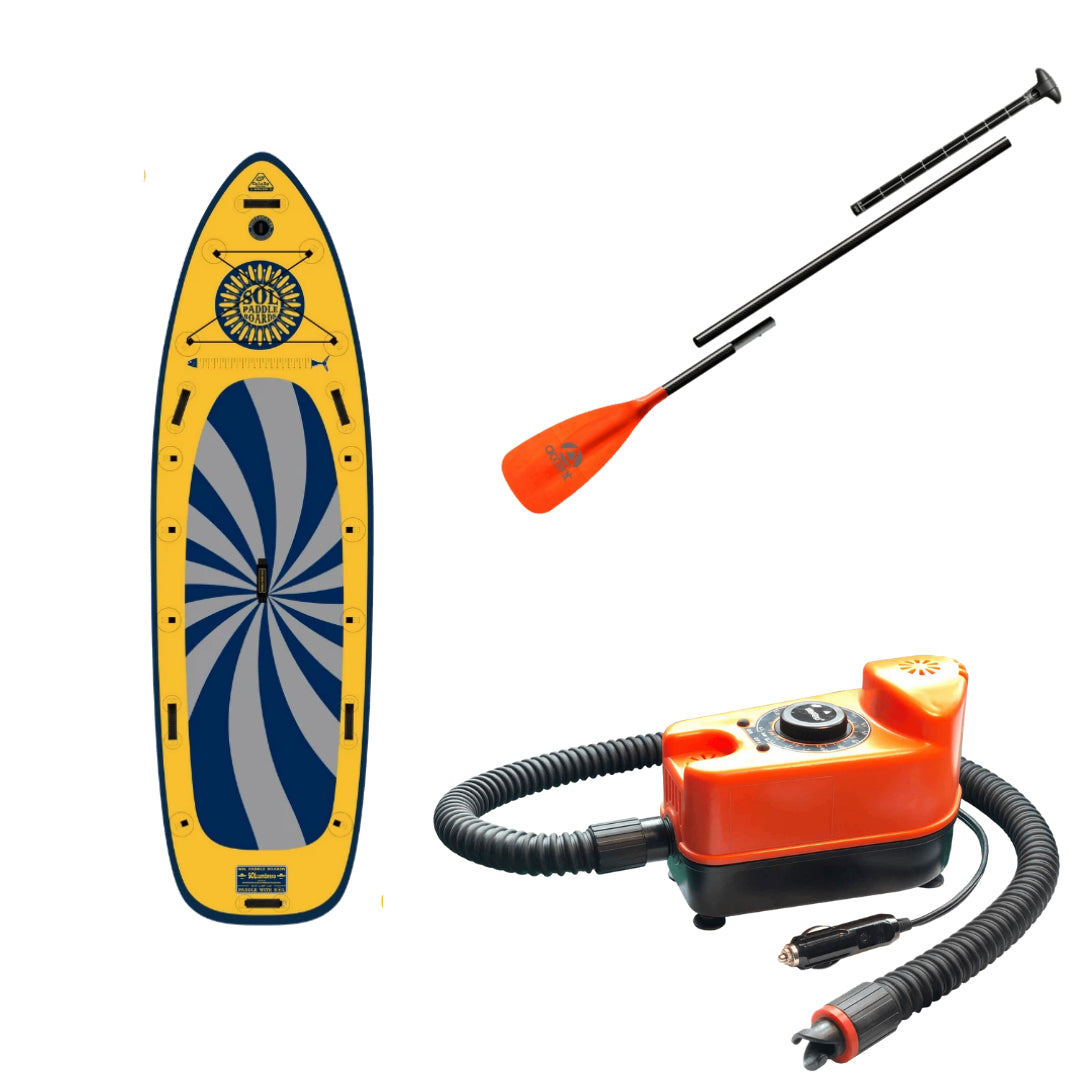 Inflatable Paddle Board - SOL Paddle Boards SOLsombrero Inflatable Paddle Board - GalaXy 150001-050020