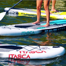 Load image into Gallery viewer, Rave Sports 10&#39;6&quot; Itasca Quarry Blue Inflatable Paddleboard