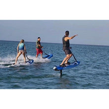 Load image into Gallery viewer, Jetboard - Men and woman having fun with the eWave Jetboard V2-6000 BLUE