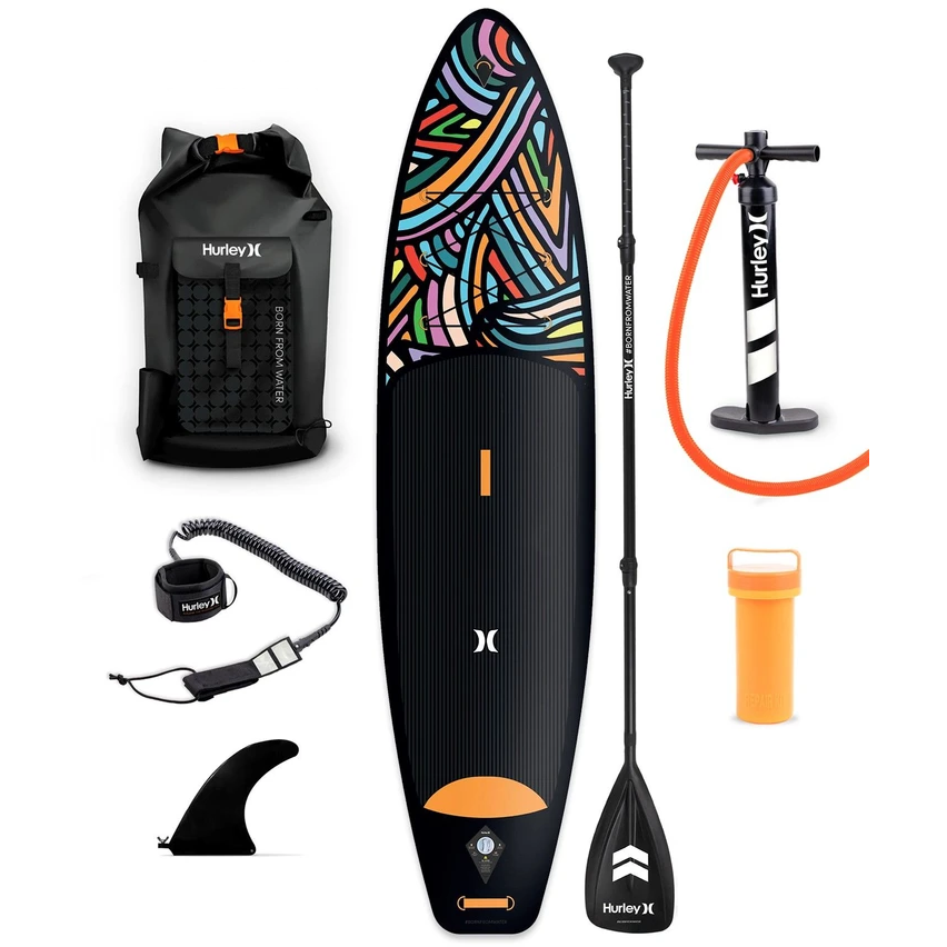 Inflatable Stand Up Paddleboard - Hurley PhantomTour 10'6