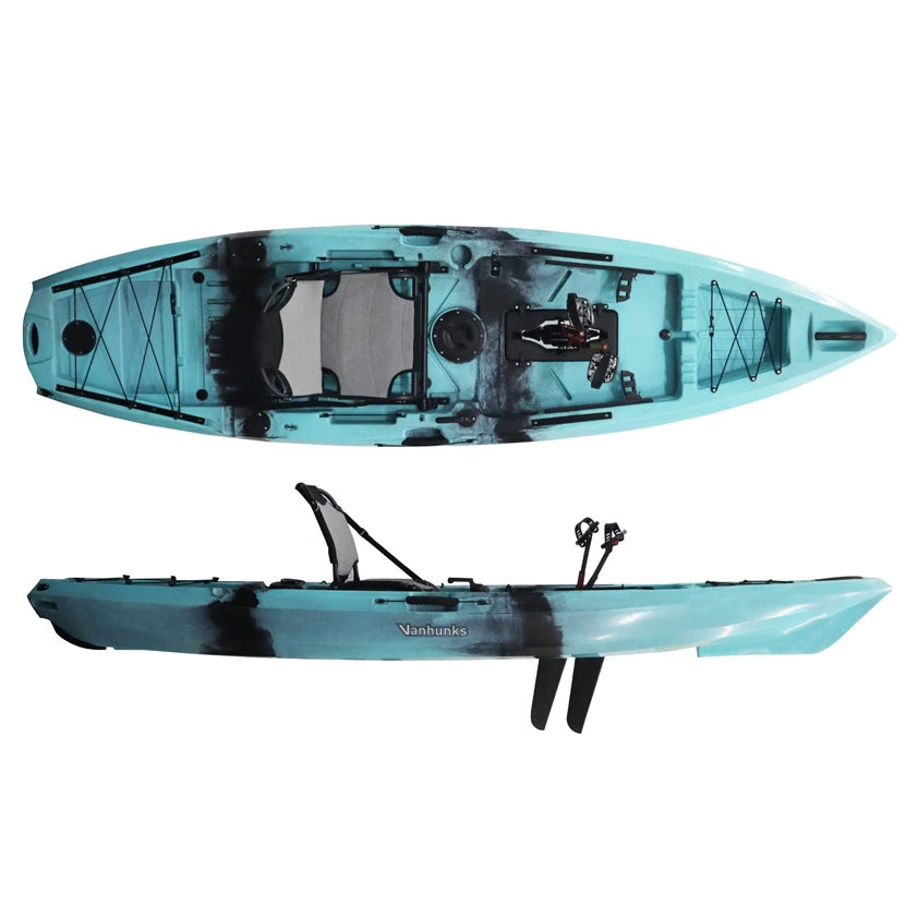 Kayak - Van Hunks Mahi Mahi Fin Drive Fishing Kayak