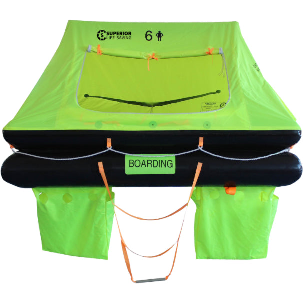 Life Raft - Superior Coastal Surge Life Raft, 6 Person