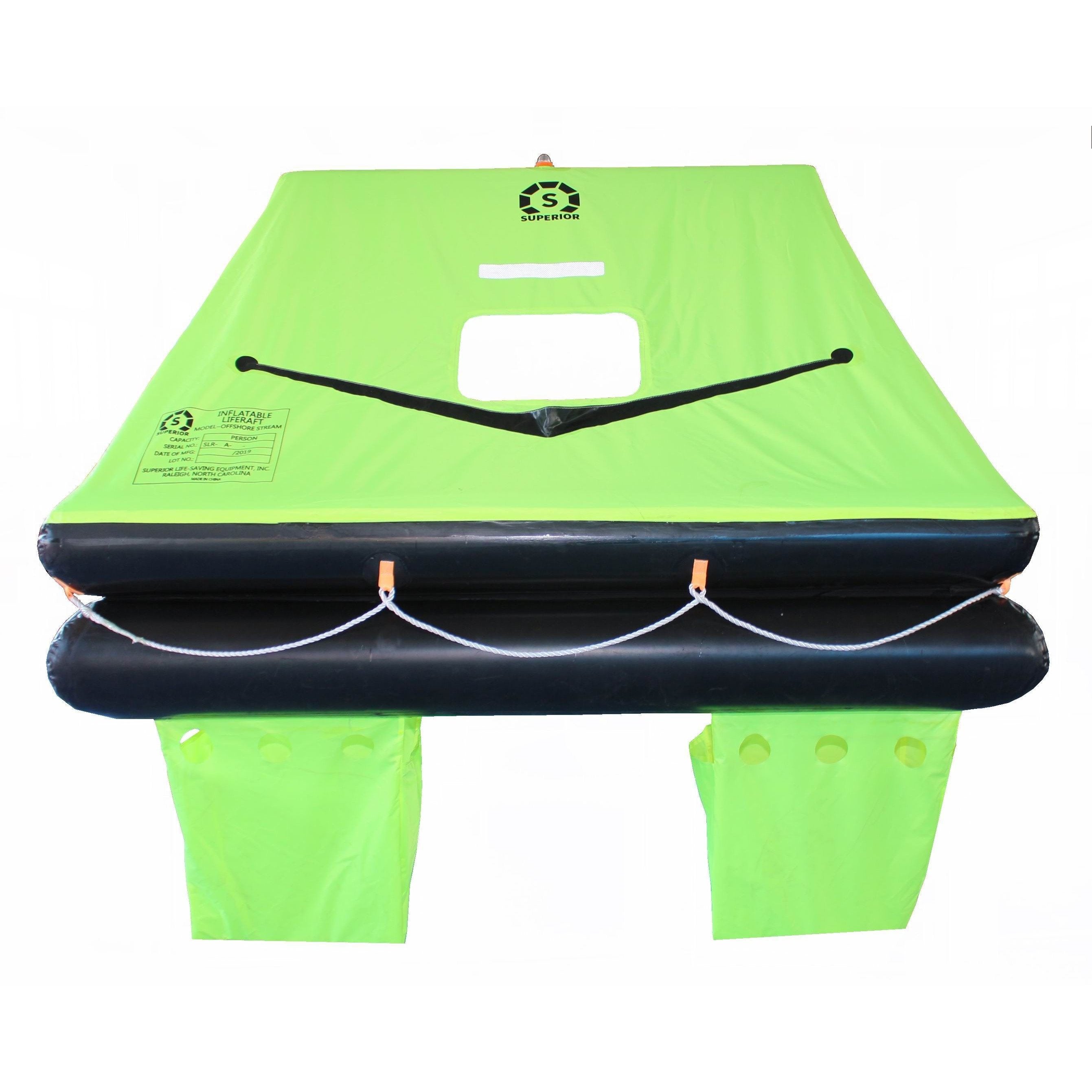 Life Raft - Superior Life-Saving Offshore Stream Liferaft, 4 - 8 Person