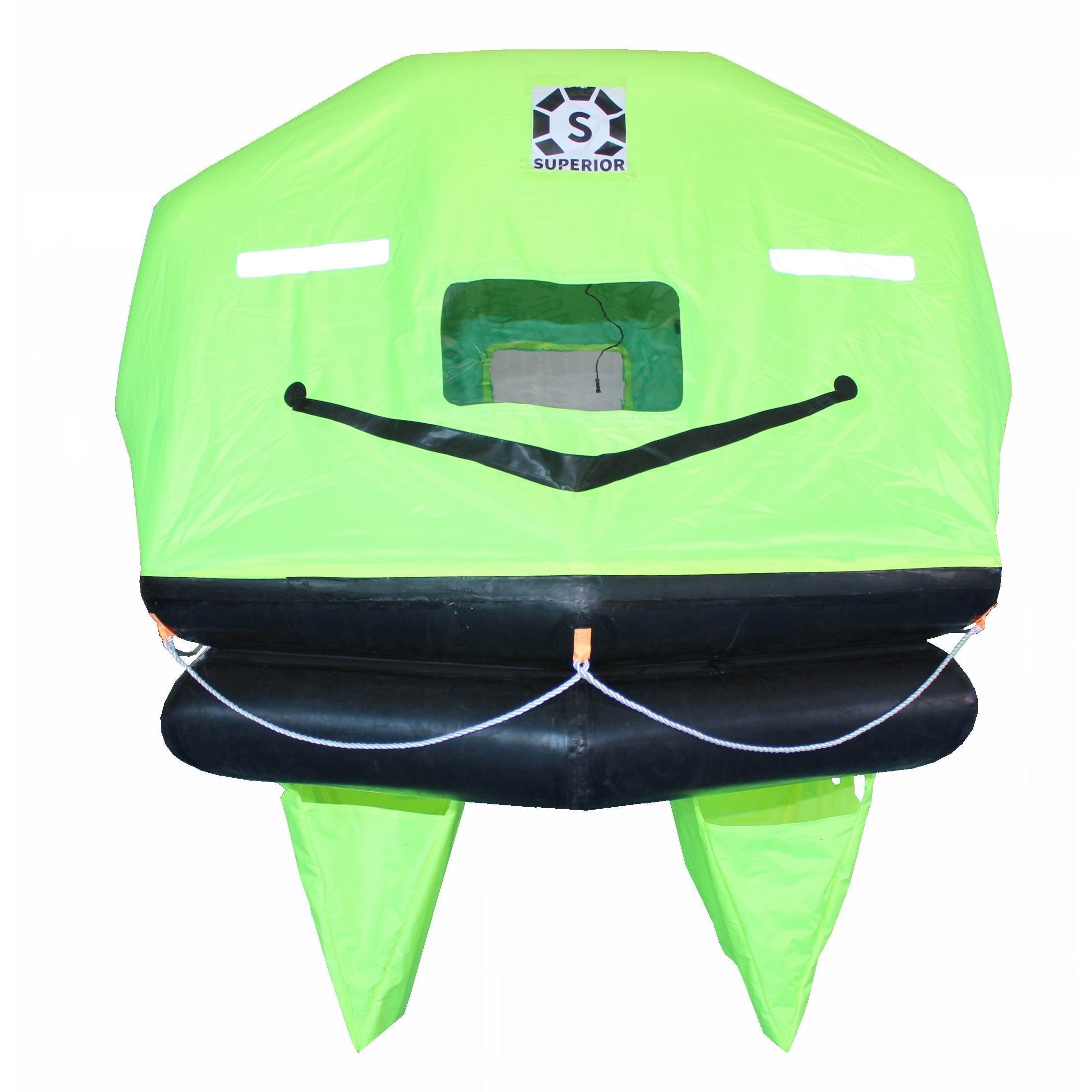 Liferaft - Superior Life-Saving ISO Wave Breaker Self-Righting Liferaft, 4-8 Person