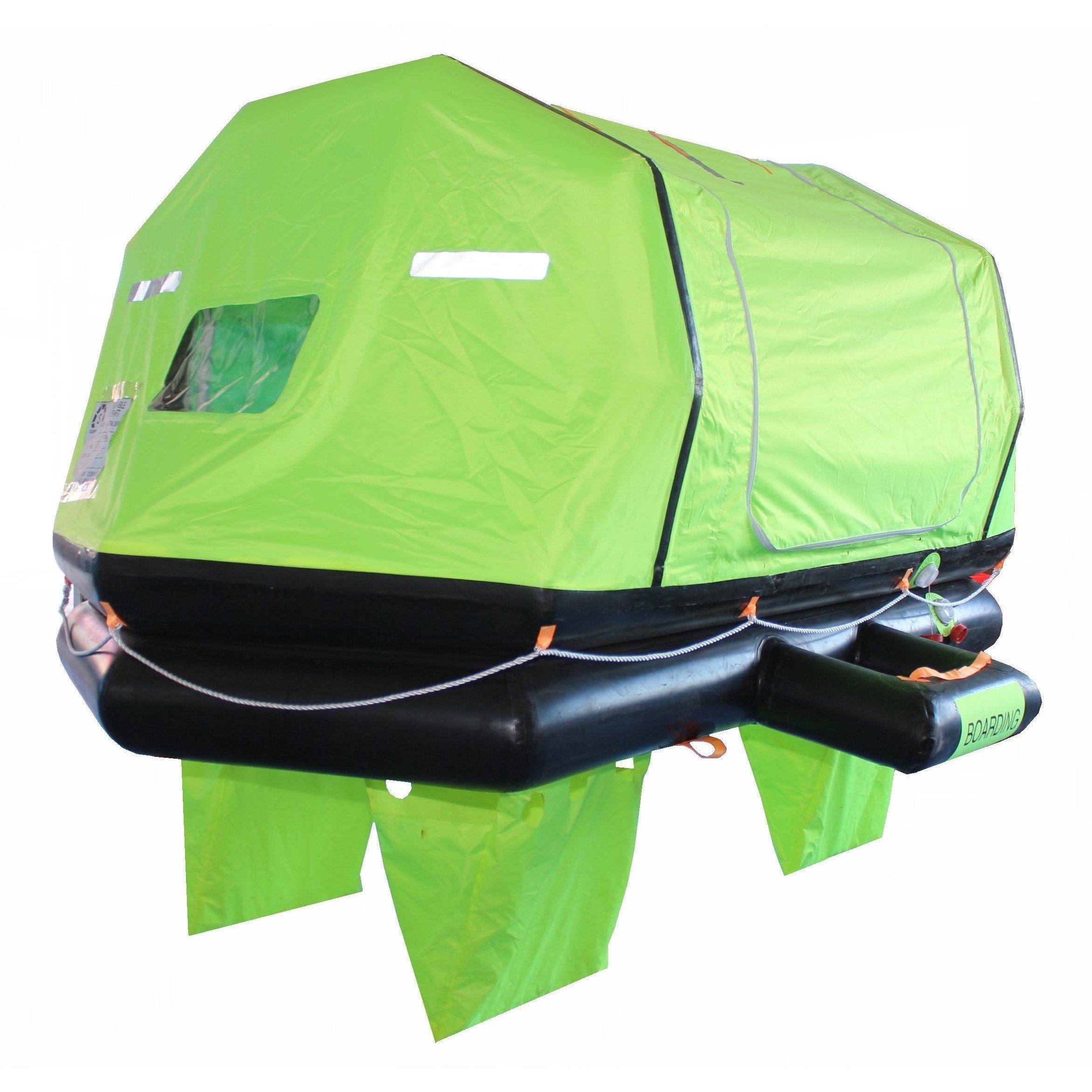 Liferaft - Superior Life-Saving ISO Wave Breaker Self-Righting Liferaft, 4-8 Person