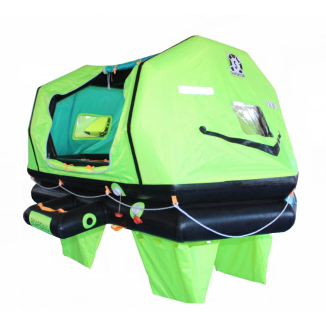 Liferaft - Superior Life-Saving ISO Wave Breaker Self-Righting Liferaft, 4-8 Person