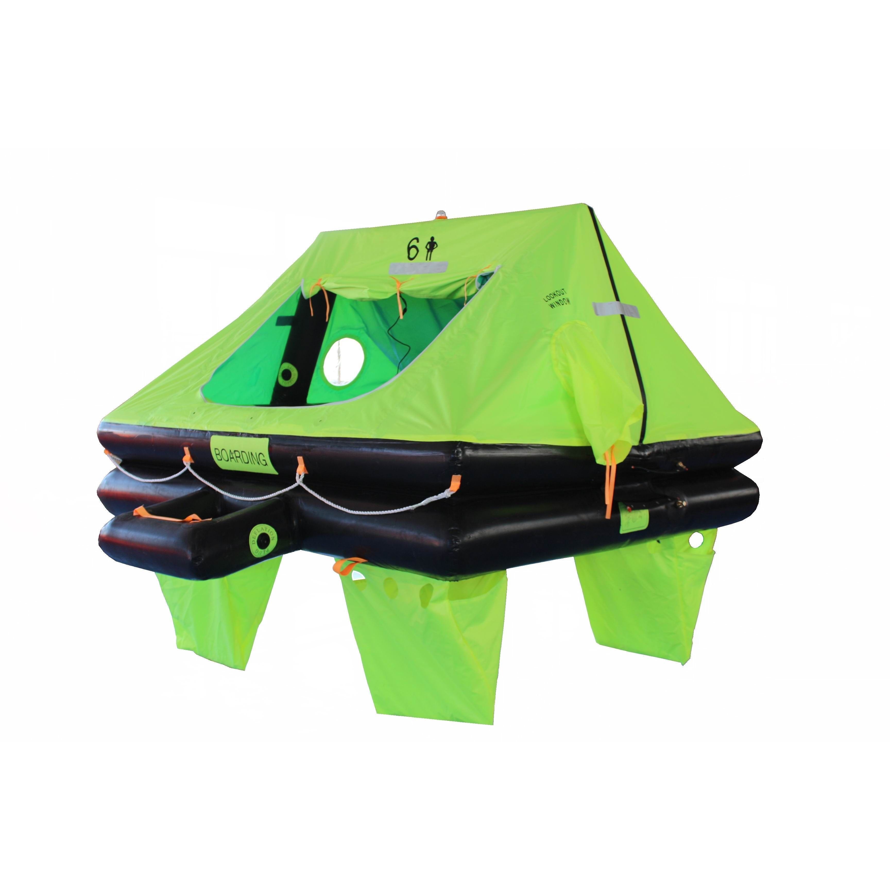 Liferaft - Superior Life-Saving ISO Wave Racer Liferaft, 4 - 8 Person