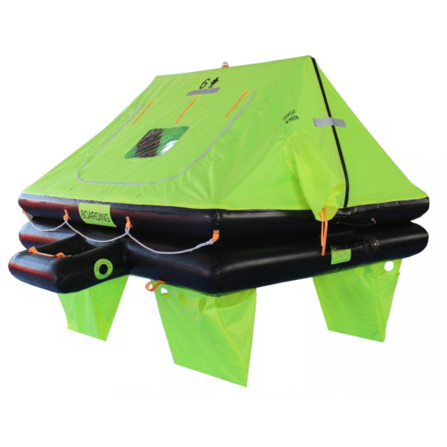 Liferaft - Superior Life-Saving ISO Wave Racer Liferaft, 4 - 8 Person