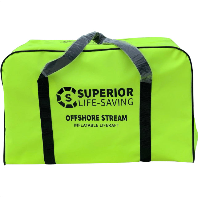 Liferaft - Superior Life-Saving ISO Wave Racer Liferaft, 4 - 8 Person