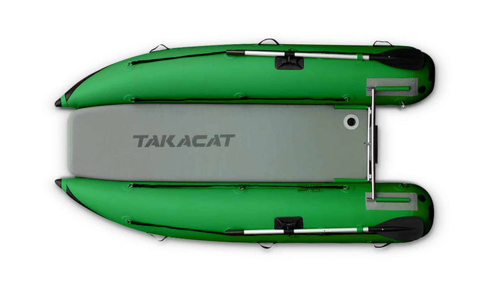 Takacat T380LX Inflatable Boat green
