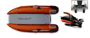 Takacat T340LX 11'2" Inflatable Boat - Patrol Orange