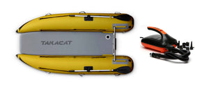 Takacat T340LX 11'2" Inflatable Boat - Tang Yellow