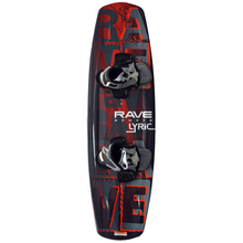 Load image into Gallery viewer, Rave Lyric Red Wakeboard  top view