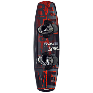 Rave Lyric Red Wakeboard  top view