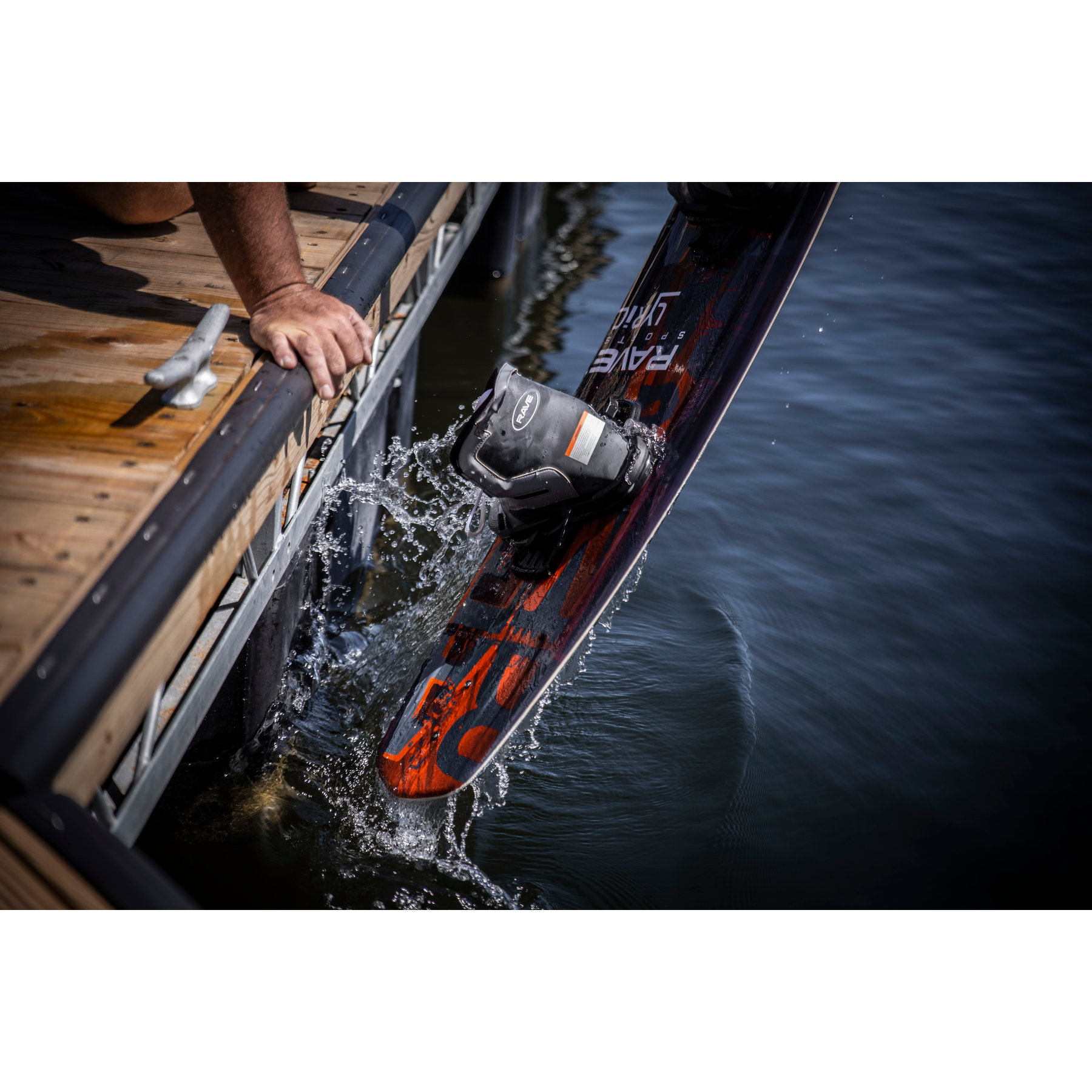 Rave Lyric Red Wakeboard with RAVE boots