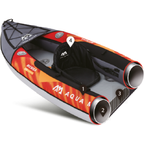 Aqua Marina Memba 12'10" Heavy-Duty Kayak ME-390-22