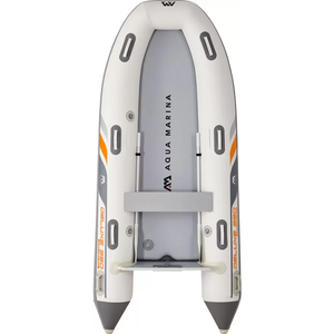Boat - Aqua Marina Deluxe U-Type Yacht Tender 11’6″ (350cm) with DWF Air Deck BT-UD350 top view
