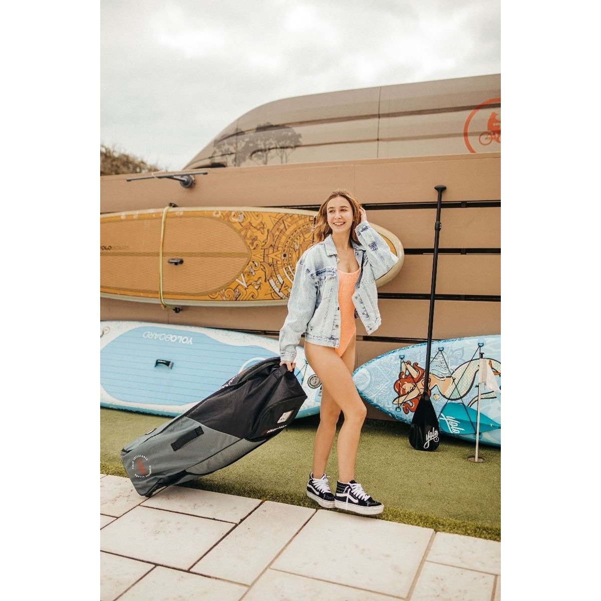 Paddle Board - Yolo 2021 14' Inflatable TR Stand Up Paddle Board ISUP