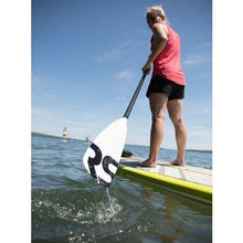 Load image into Gallery viewer, Tempo Carbon Shaft + Fiberglass Blade SUP Paddle - Black