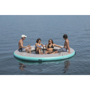Platform - Solstice Watersports Inflatable 10' X 10' X 8"  Circular Mesh Dock 38100