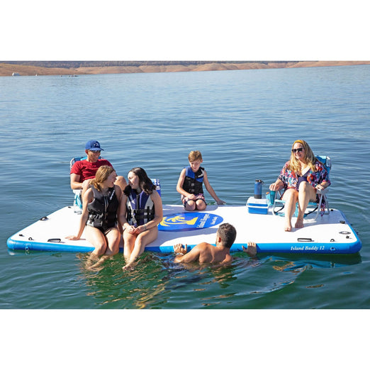 Platforms/Mats - Island Hopper 12'X6'  Island Buddy Water Platform & Dock  IHBUDDY12