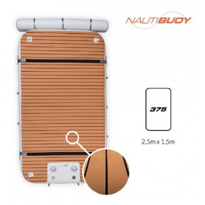 Platforms/Mats - NautiBuoy Sport Teak 375 Platform