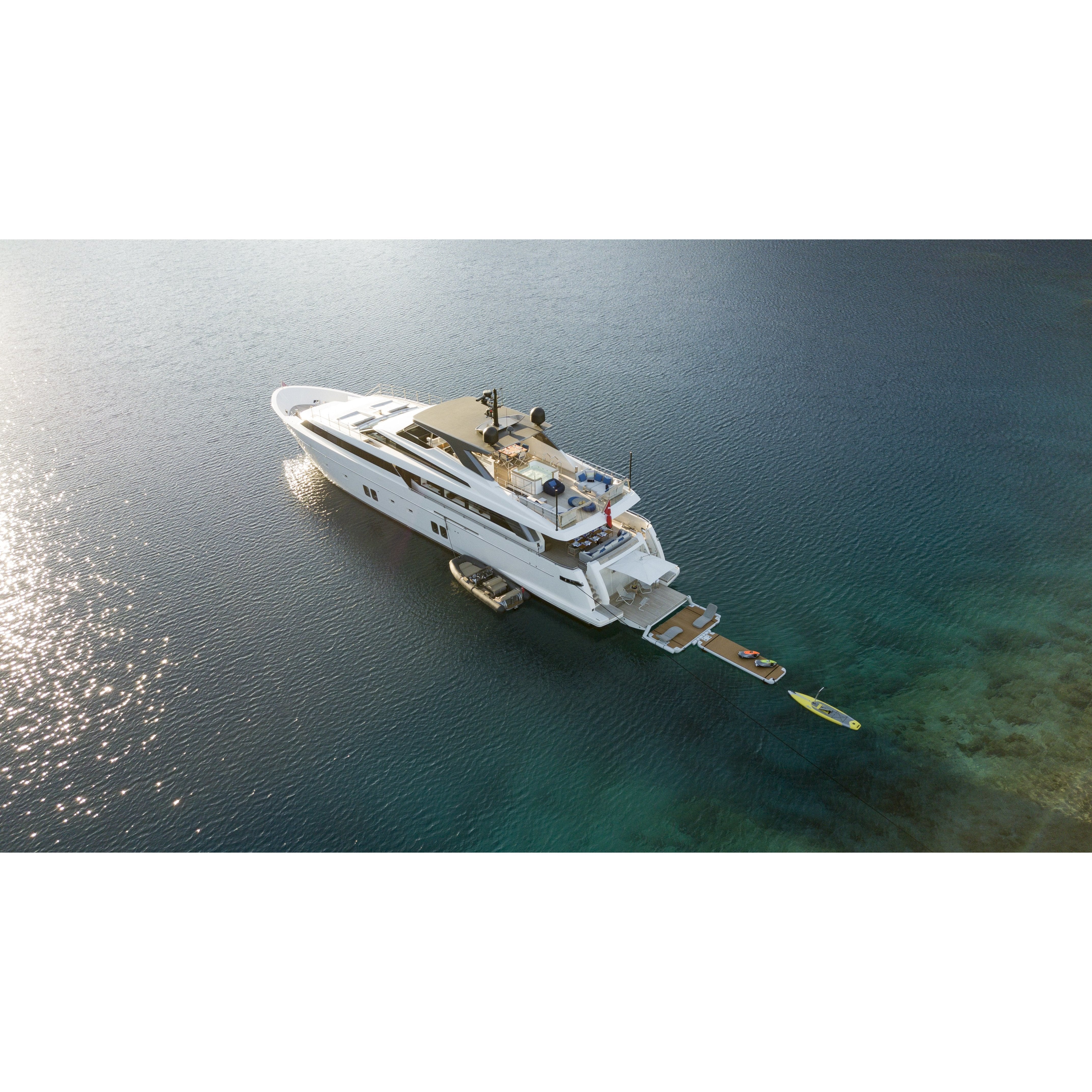 Platforms/Mats - NautiBuoy Sport Teak 375 Platform