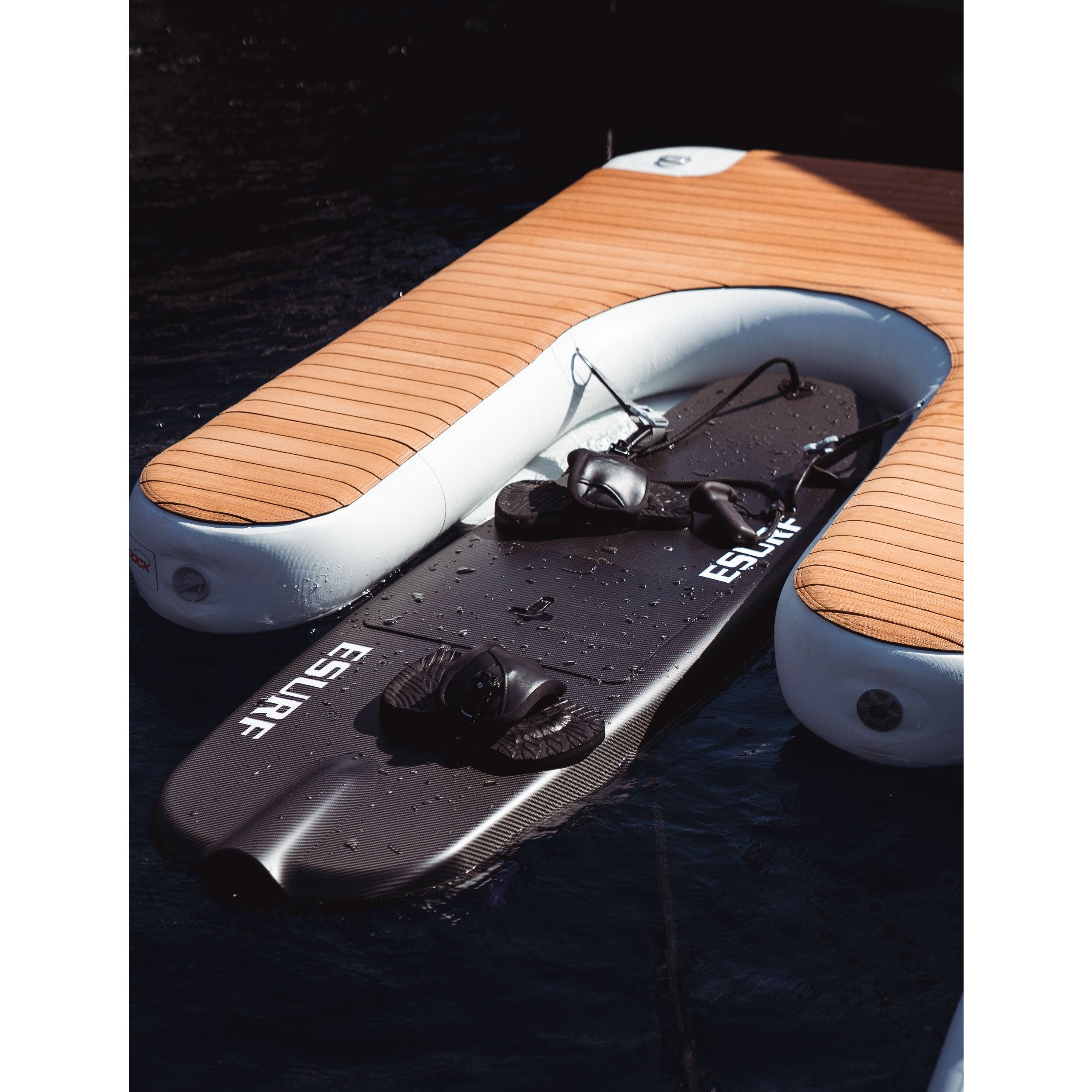Platforms/Mats - NautiBuoy Voyager Teak C-Dock