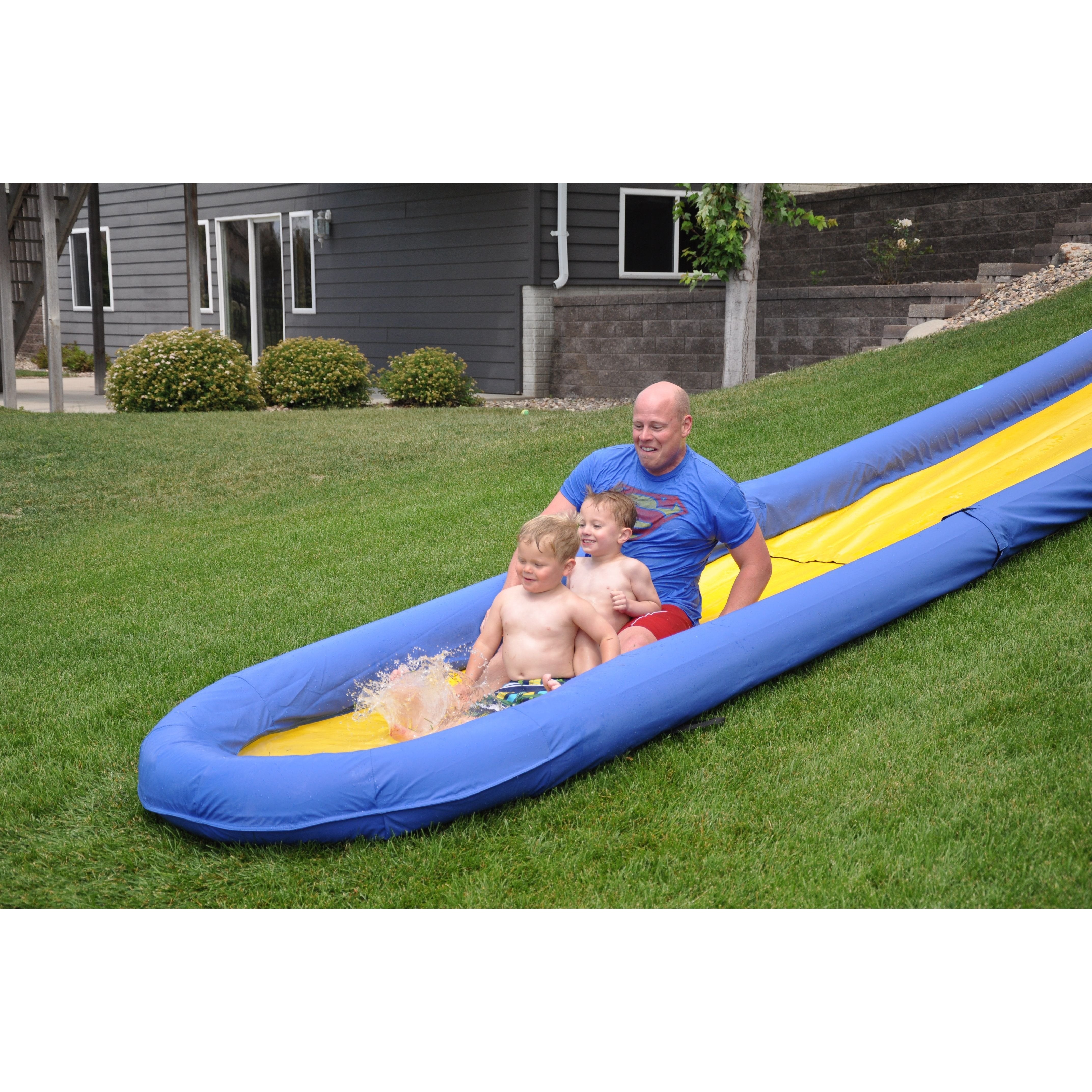 Platforms/Mats - Rave Sports Turbo Chute Backyard Package 1 20' Sections And 10' Pool