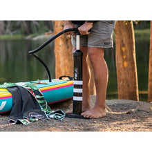 Load image into Gallery viewer, Pumping the POP Board Co 11&#39;0 Yacht Hopper Turq/Pink/Ylw Stand Up Paddle Board