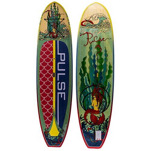 Pulse The Mermaid 10'6" Tradisional SUP Front and back view