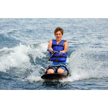 Load image into Gallery viewer, Rave Radial Kneeboard with the boy riding on it.