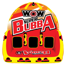 Load image into Gallery viewer, WOW Super Bubba HI-VIS 3P Towable Tube top view