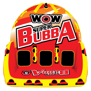 WOW Super Bubba HI-VIS 3P Towable Tube top view
