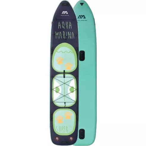 Inflatable Paddle Board - Aqua Marina 2021 Super Trip Tandem 14" Inflatable Paddle Board ISUP BT-20ST02