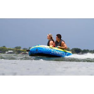 2 People Riding The Connelly Destroyer 2 2-Person Towable Tube