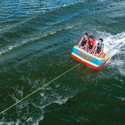 3 People Riding The Connelly Fun 3 3-Person Towable Tube 2020