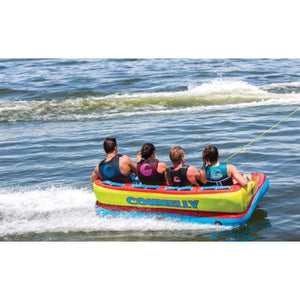 4 People Enjoying On The Connelly Fun 4 4-Person Towable Tube