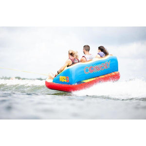 3 People Riding The Connelly Super Fun 3 3-Person Towable Tube