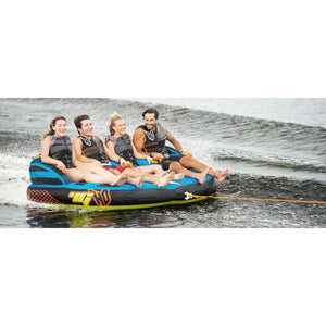 HO Sports - 4G 4 Person Tube 23660034 with 4 people on board