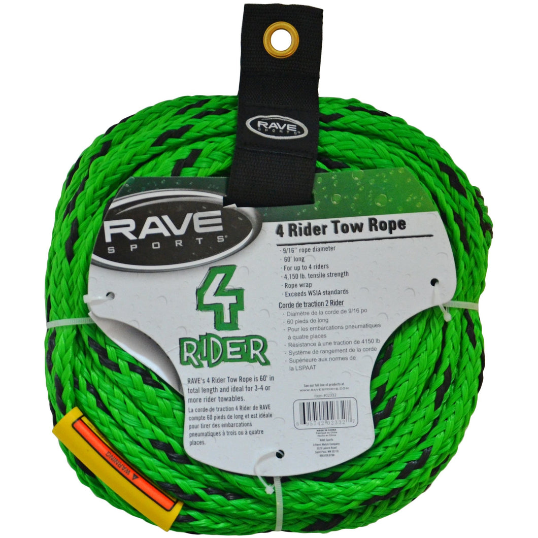 Towables / Tubes - Rave Sports  4 Rider Tow Rope 02332