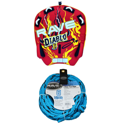 Towables / Tubes - Rave Sports  Diablo II - 2 Rider Towable 02318