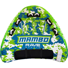 Load image into Gallery viewer, Rave Mambo Navy Camo 3P Towable Tube top view