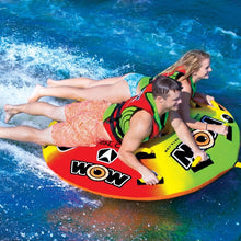 Load image into Gallery viewer, WOW UTO Galaxy 2P Towable Tube with 2 people riding it
