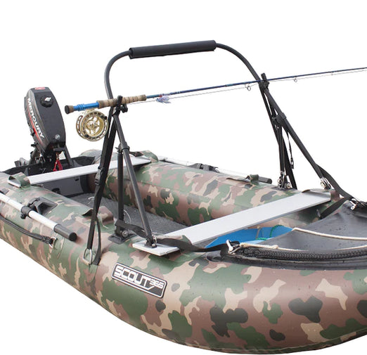 Scout Inflatables Stabilizer Bar attached to the boat