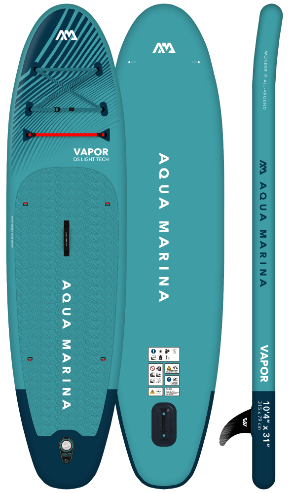 Aqua Marina 2023 Vapor 10'4" Inflatable Paddle Board iSUP BT-23VAP